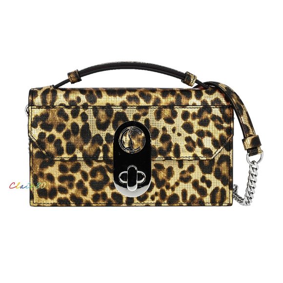 Christian Louboutin Elisa Leopard Print Leather - Picture 1 of 9